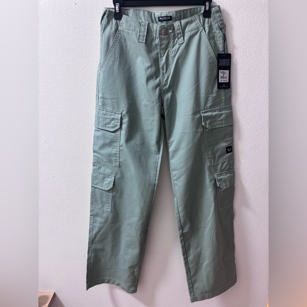 Women’s True Religion Cargo Pants in Sage Green NWT $139 - Picture 2 of 11